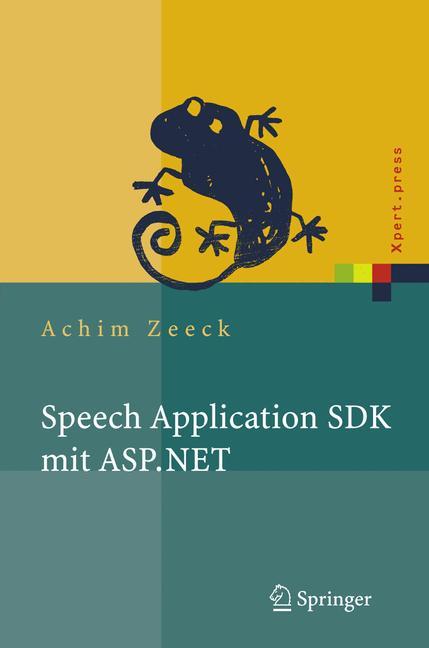 Vorderes Coverbild Speech Application SDK mit ASP.NET