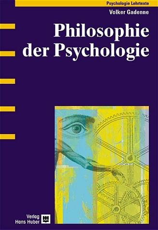 Vorderes Coverbild Philosophie der Psychologie