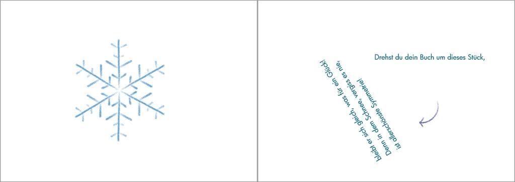 Beispielinhalt (Bild) Advent, Advent im halben Land, nimm einen Spiegel in die Hand!