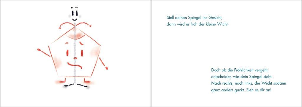 Beispielinhalt (Bild) Advent, Advent im halben Land, nimm einen Spiegel in die Hand!