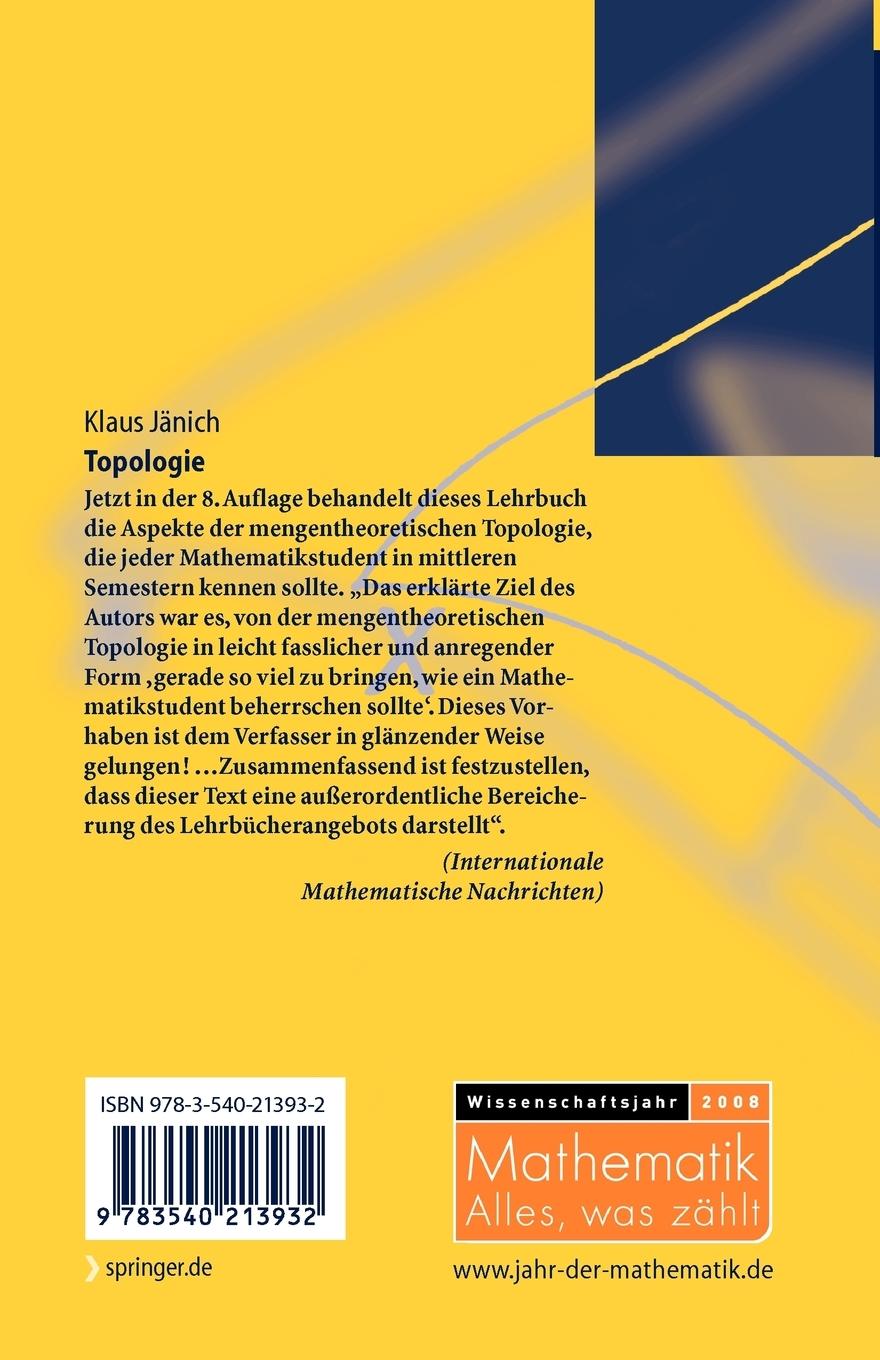 Rückseitencover Topologie