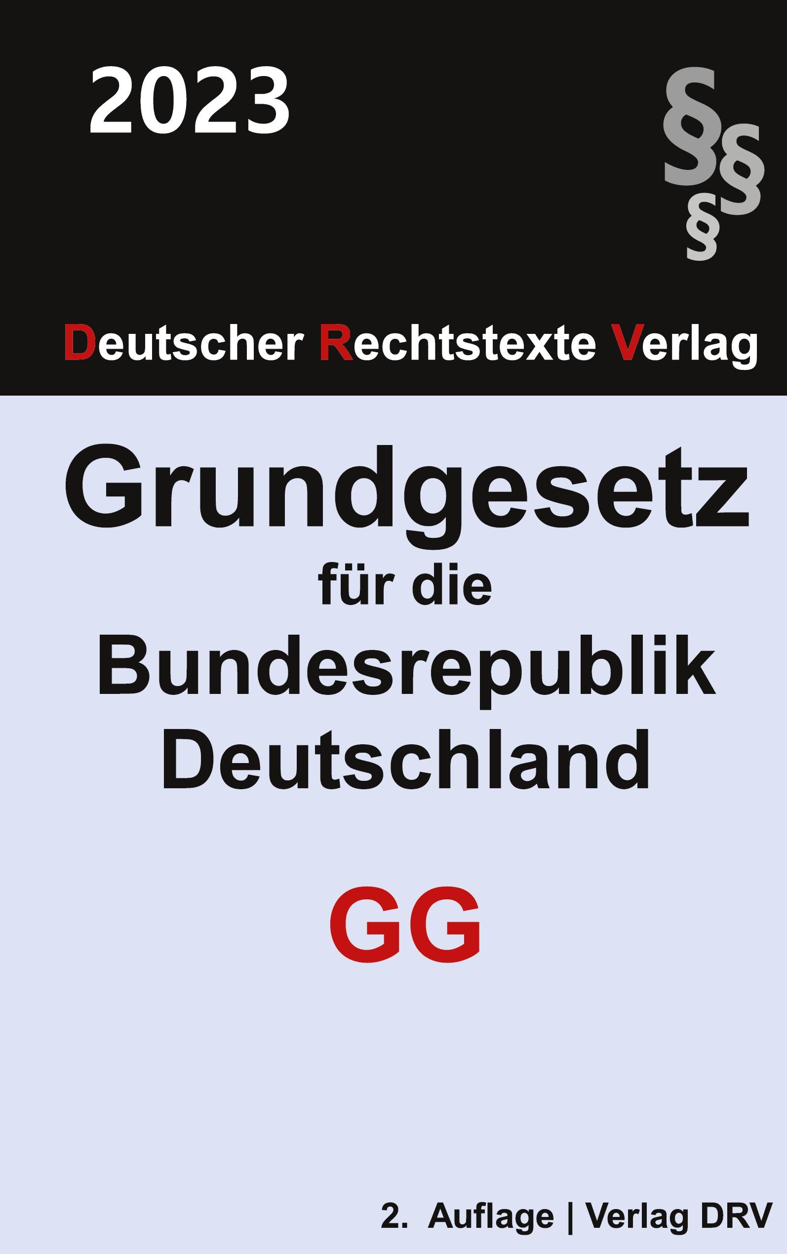 Vorderes Coverbild Grundgesetz