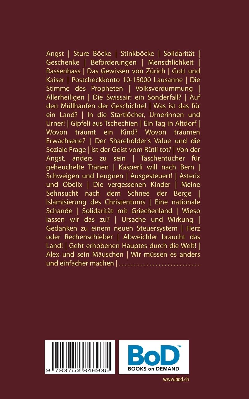 Rückseitencover Leserbriefe