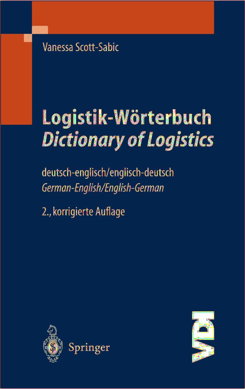 Vorderes Coverbild Logistik-Wörterbuch. Dictionary of Logistics