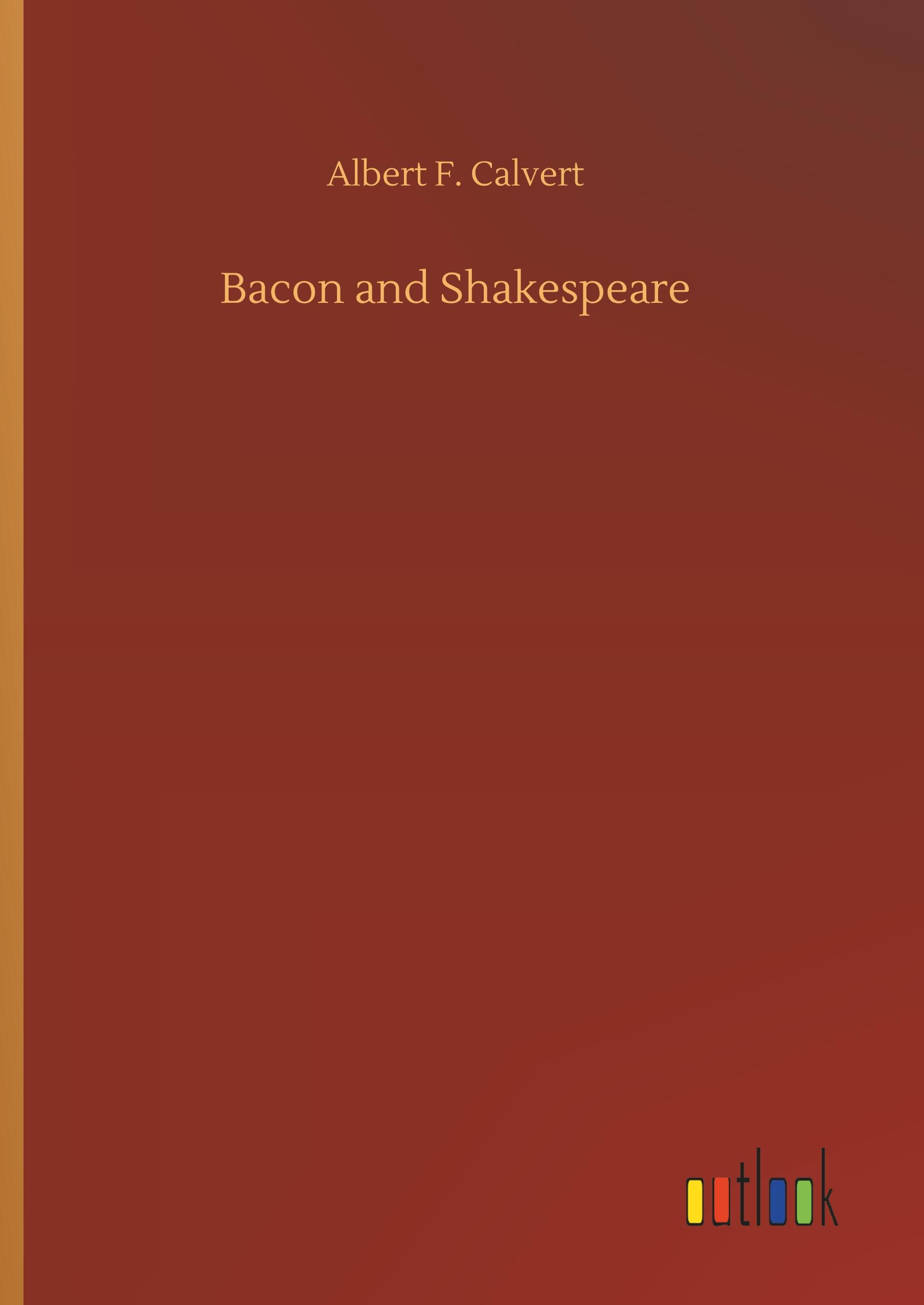 Vorderes Coverbild Bacon and Shakespeare