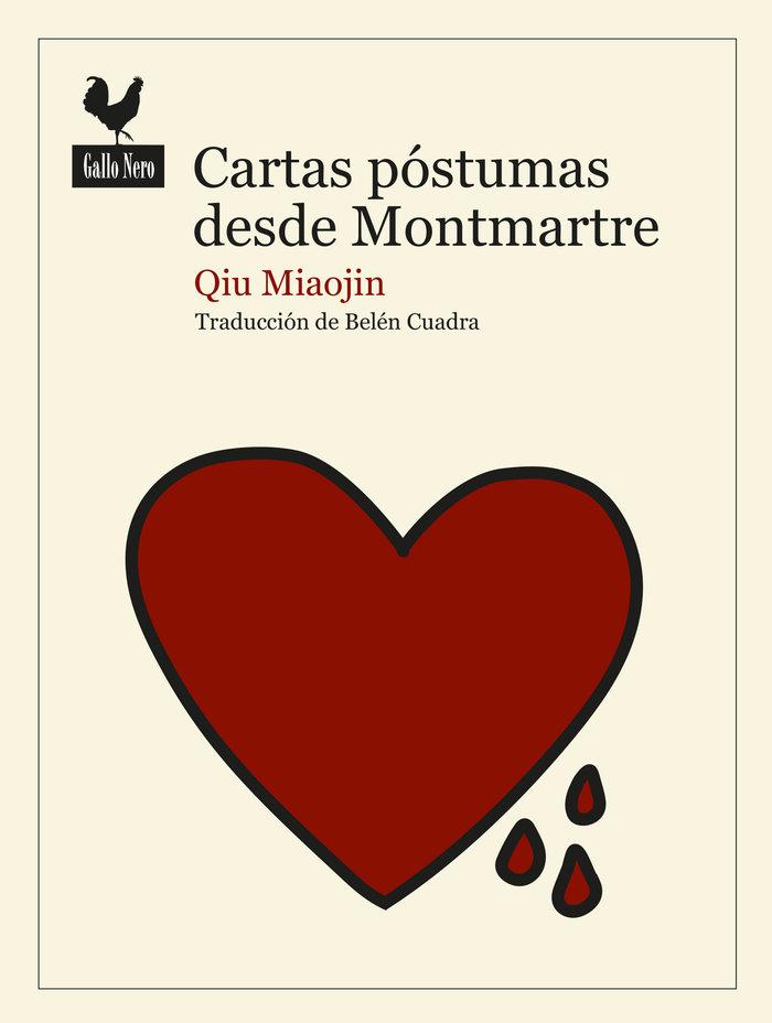 Vorderes Coverbild Cartas póstumas desde Montmartre