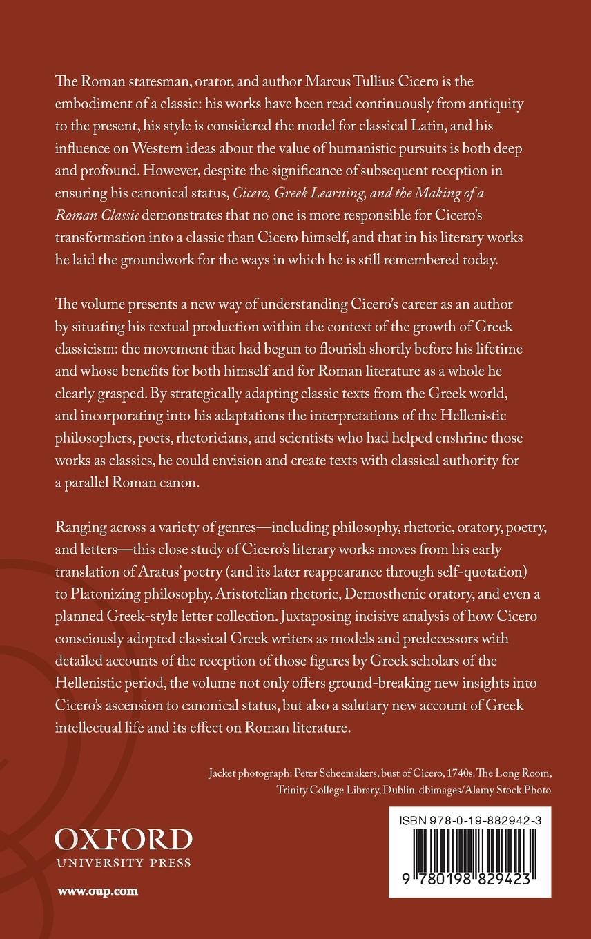 Rückseitencover CICERO, GREEK LEARN, & MAK ROM CLAS C