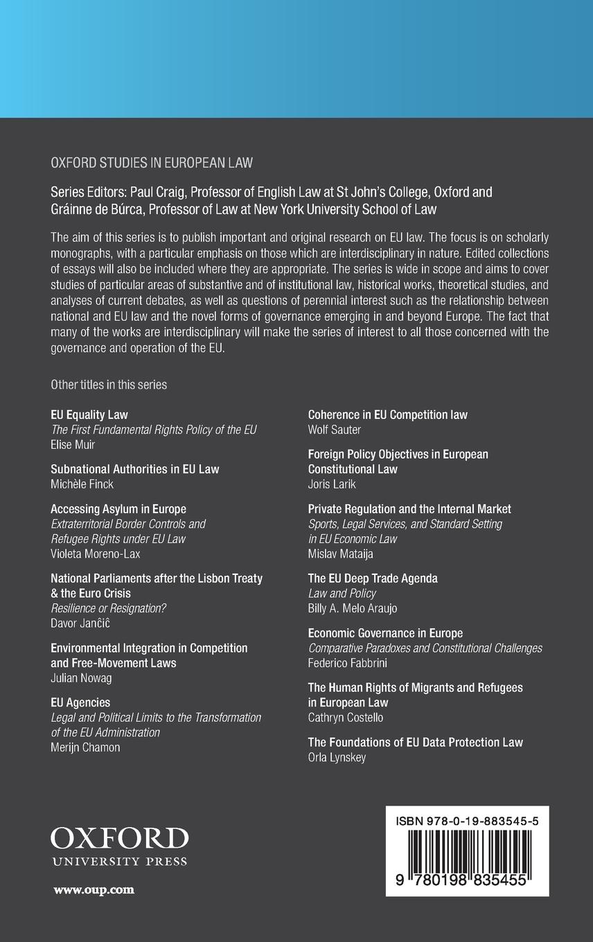 Rückseitencover Frontex and Human Rights