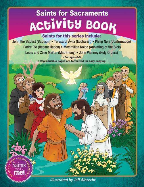 Vorderes Coverbild Saints for Sacraments Activity Book