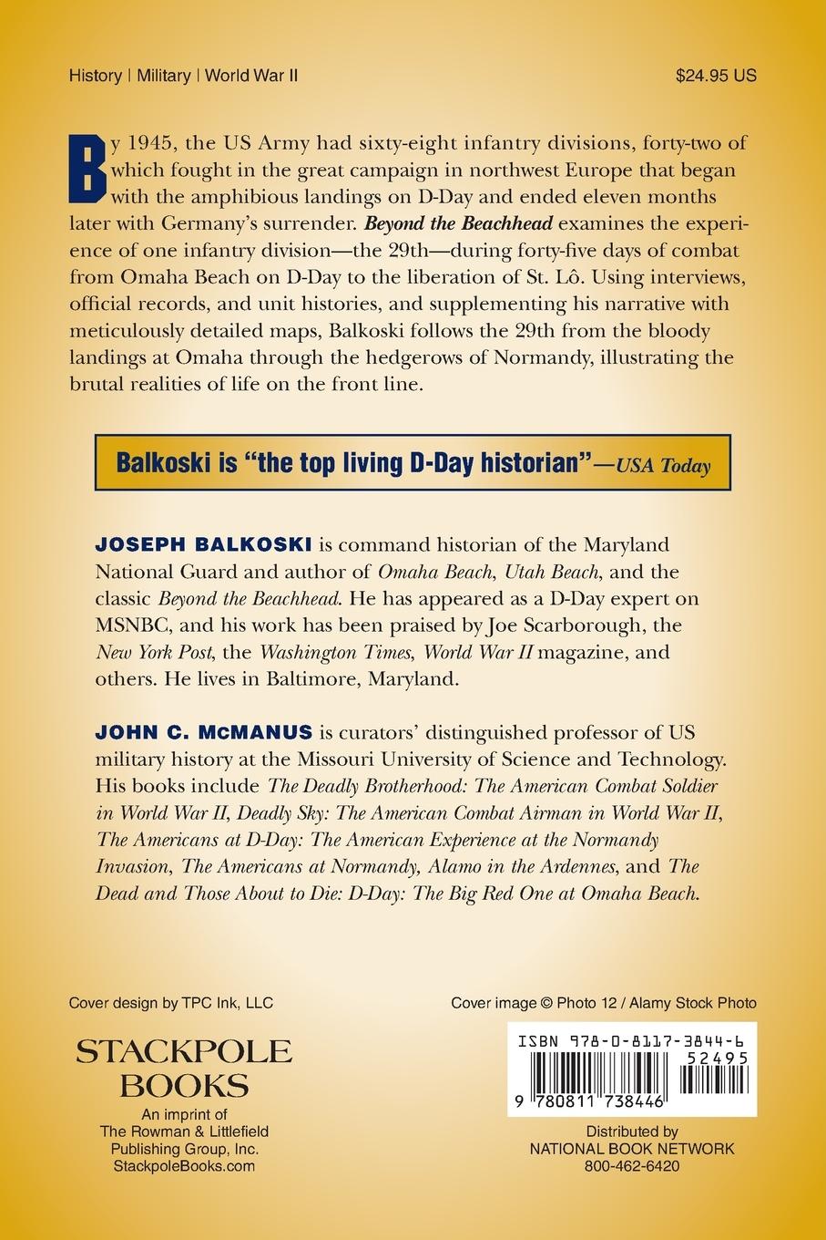 Rückseitencover Beyond the Beachhead