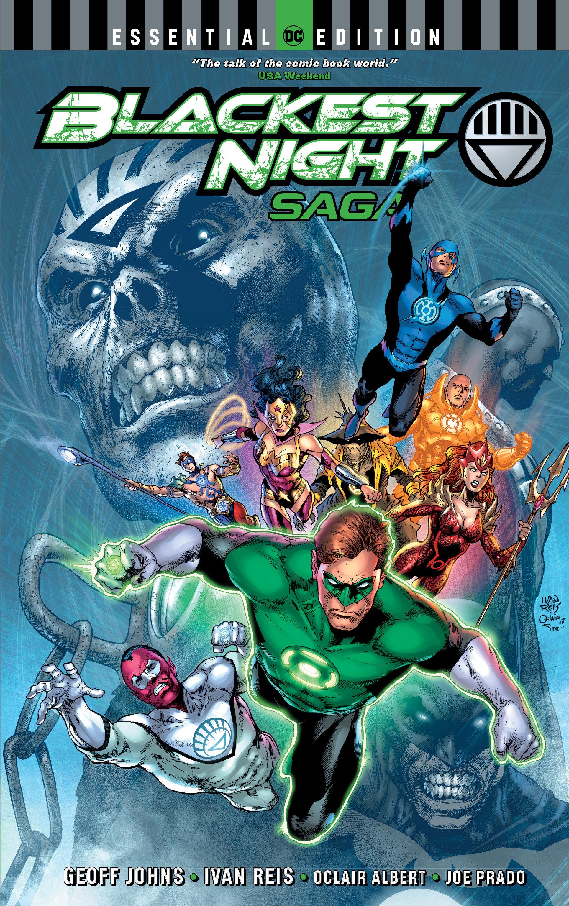 Vorderes Coverbild Blackest Night Saga (DC Essential Edition)