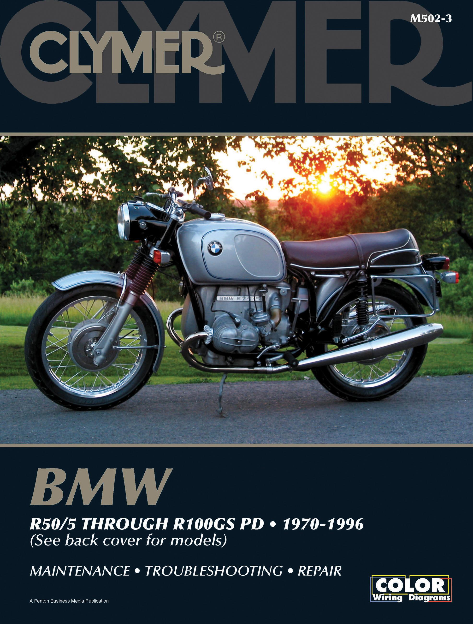 Vorderes Coverbild BMW Airhead R50/5 through R100GS PD (1970-1996) Service Repair Manual