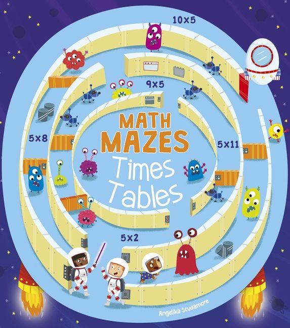 Vorderes Coverbild Math Mazes: Times Tables