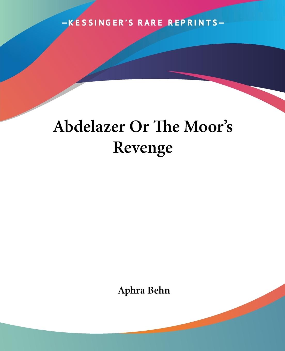 Vorderes Coverbild Abdelazer Or The Moor's Revenge