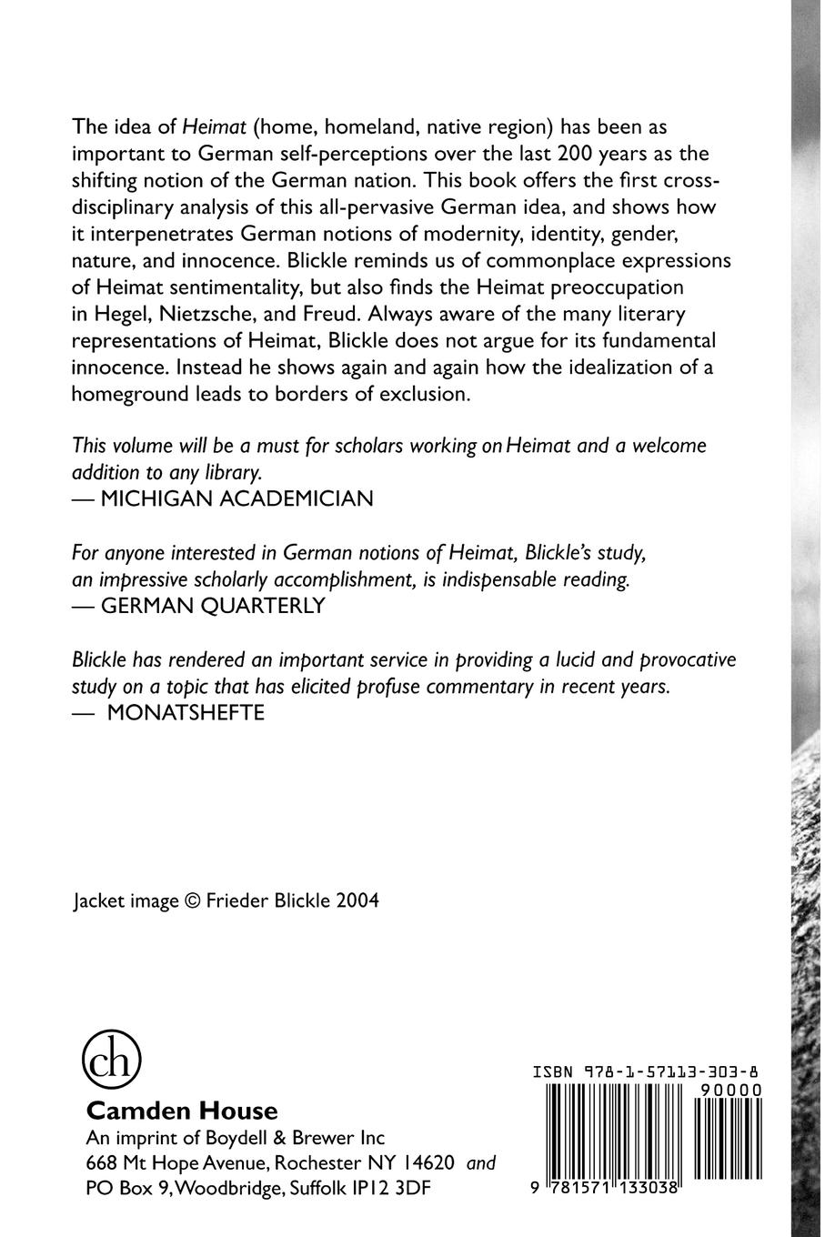 Rückseitencover Heimat