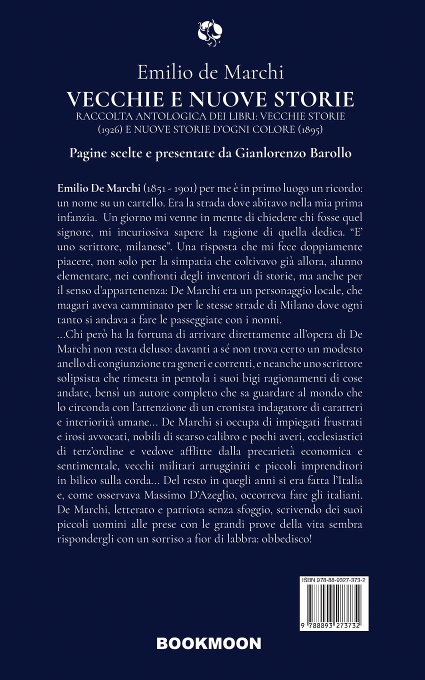 Rückseitencover Vecchie e nuove storie