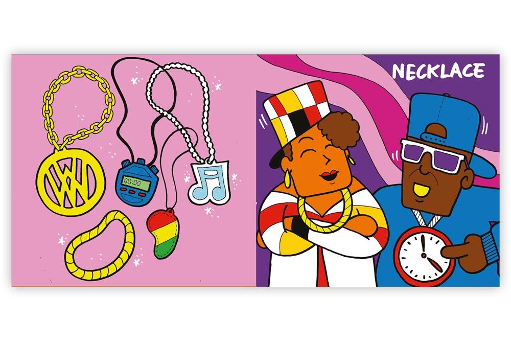 Beispielinhalt (Bild) My First Hip Hop Book