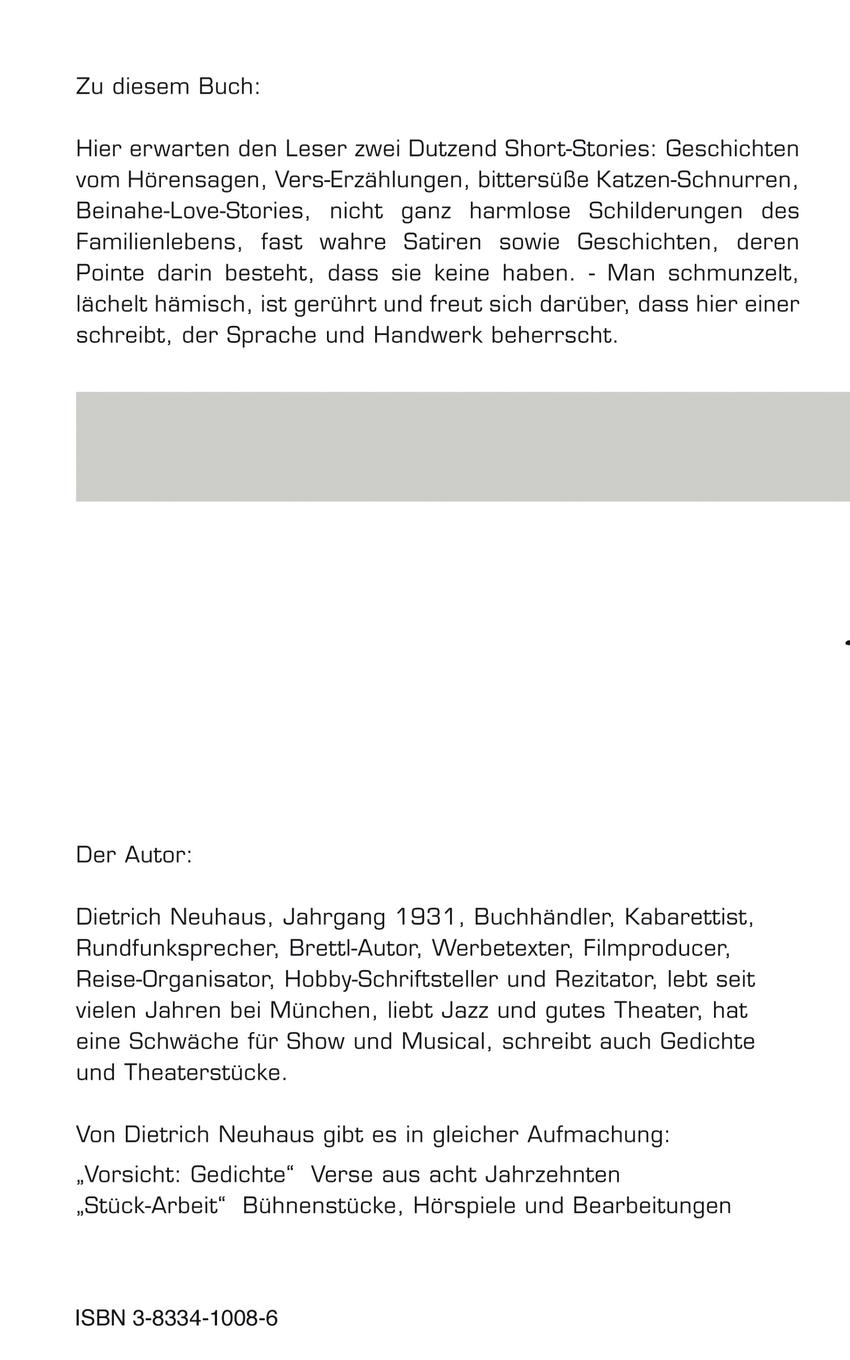 Rückseitencover Schwarzrosa Prosa