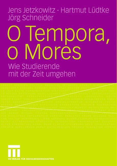 Vorderes Coverbild O Tempora, o Mores
