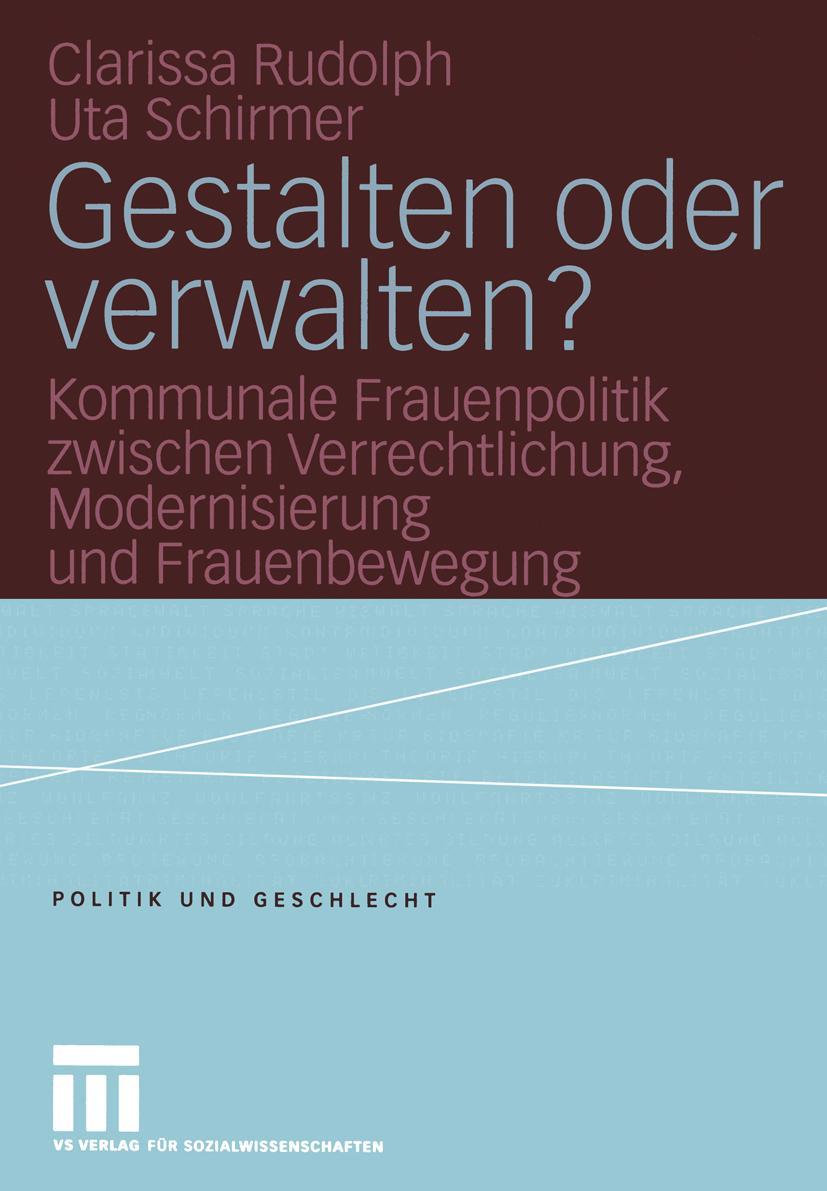 Vorderes Coverbild Gestalten oder verwalten?