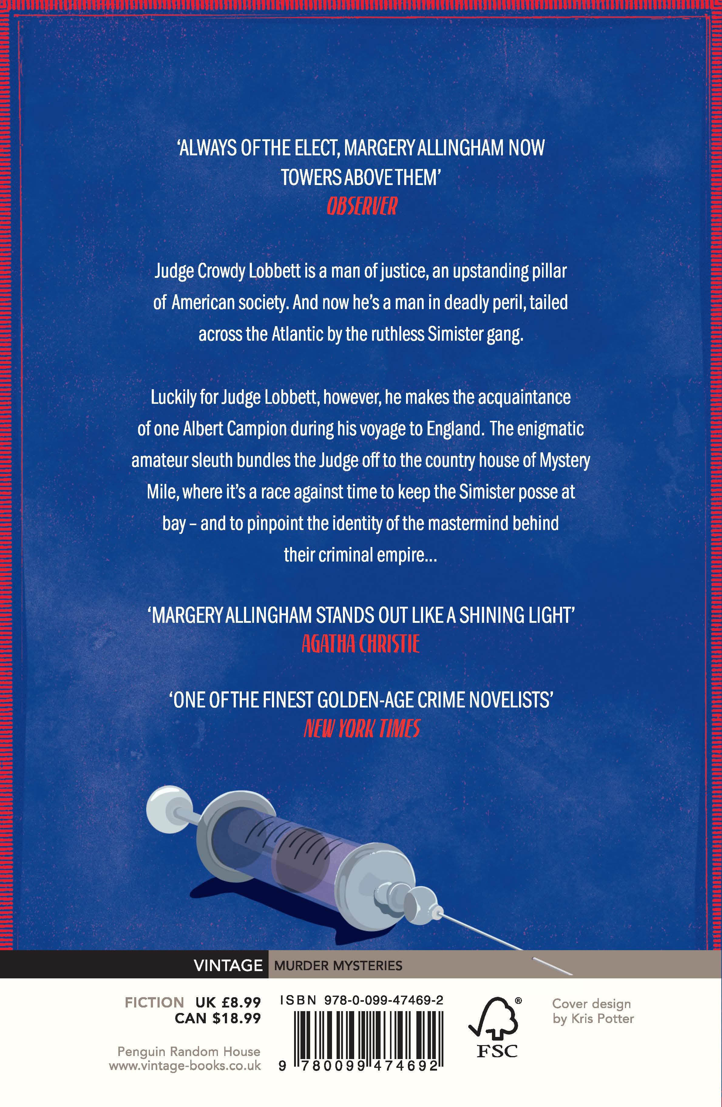 Rückseitencover Mystery Mile