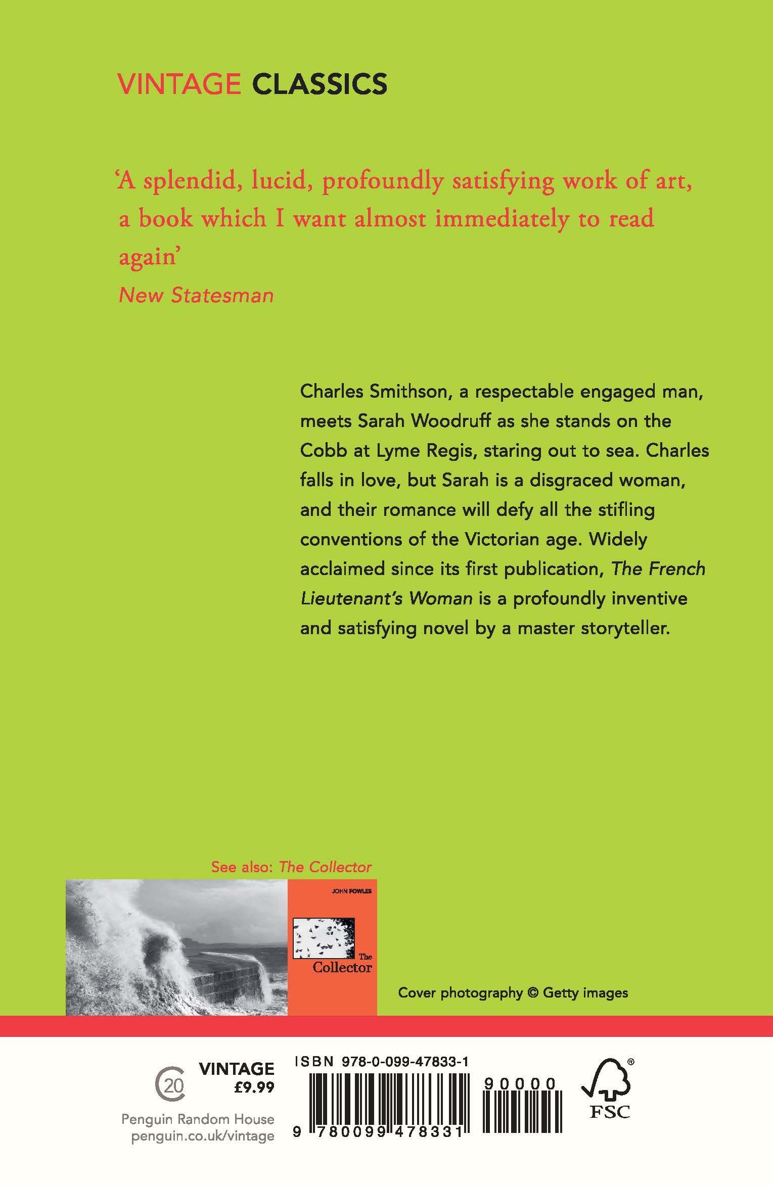 Rückseitencover The French Lieutenant's Woman