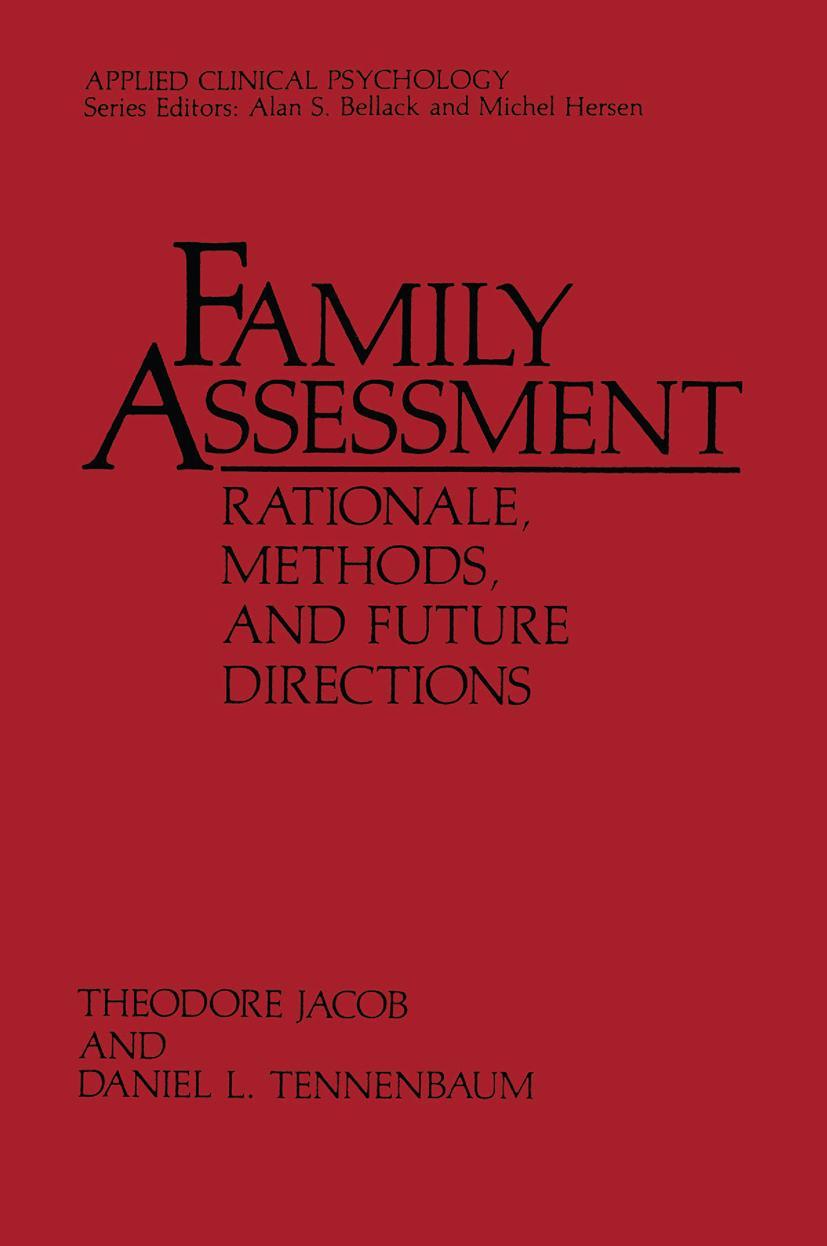 Vorderes Coverbild Family Assessment: Rationale, Methods and Future Directions