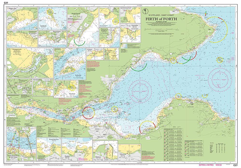 Beispielinhalt (Bild) Imray Chart C27