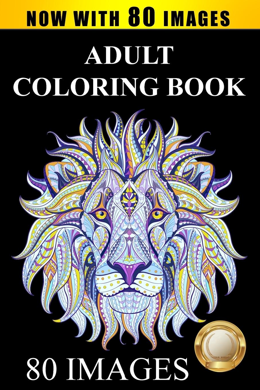 Vorderes Coverbild Adult Coloring Book Designs