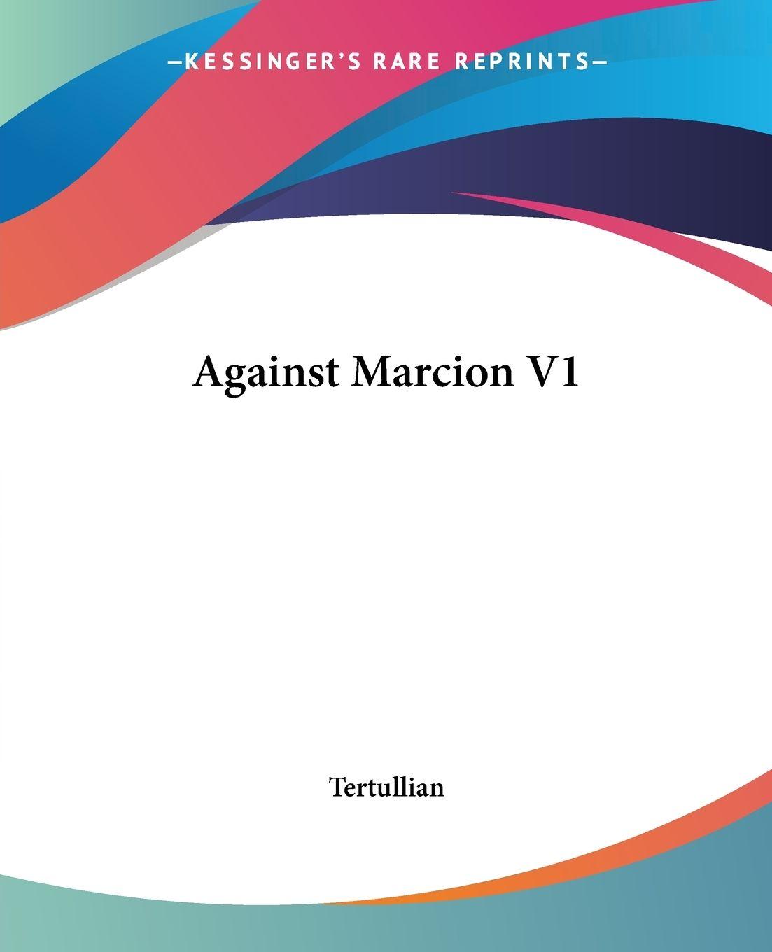 Vorderes Coverbild Against Marcion V1