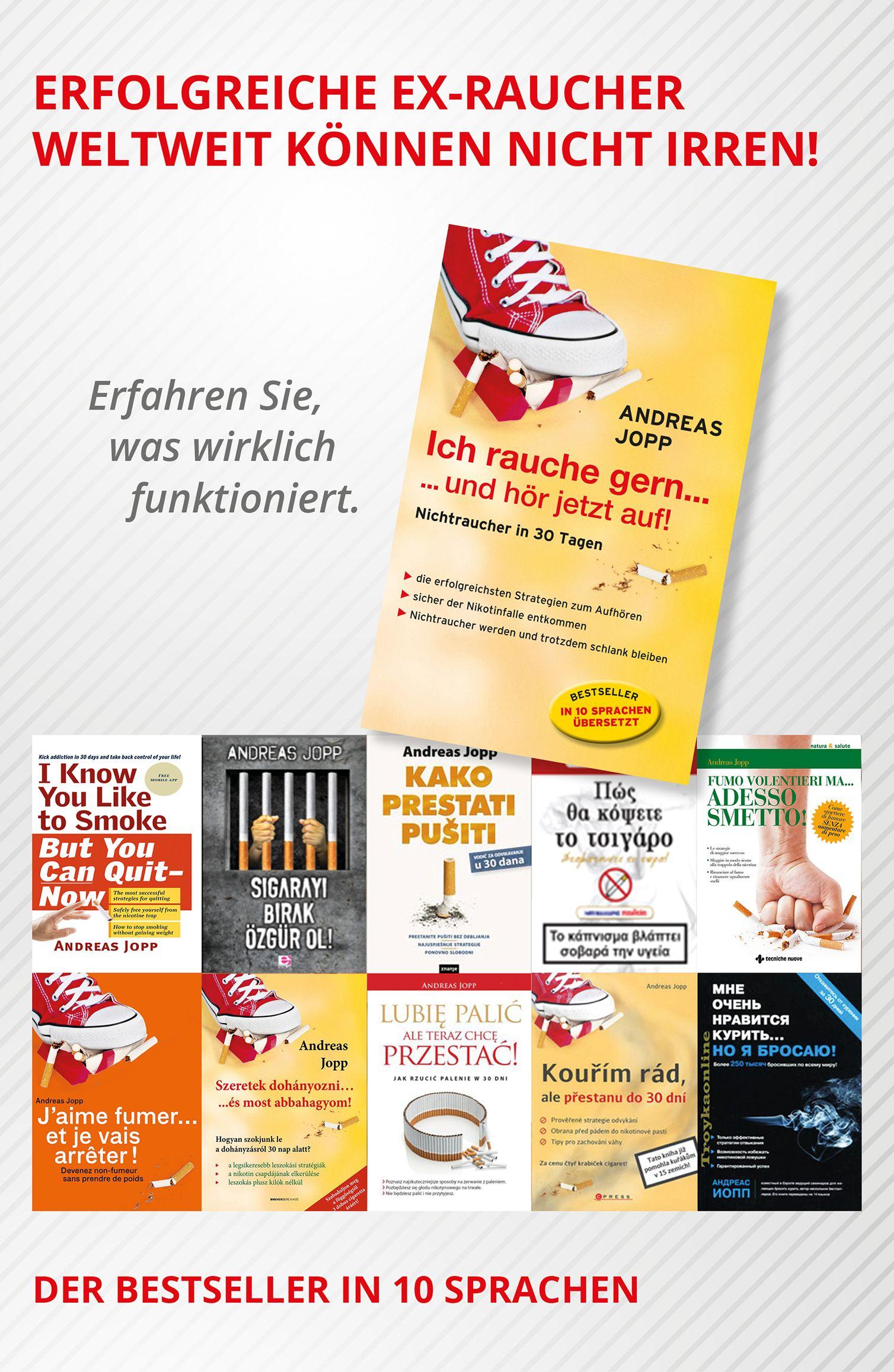 Beispielinhalt (Bild) Ich rauche gern ... und hör jetzt auf
