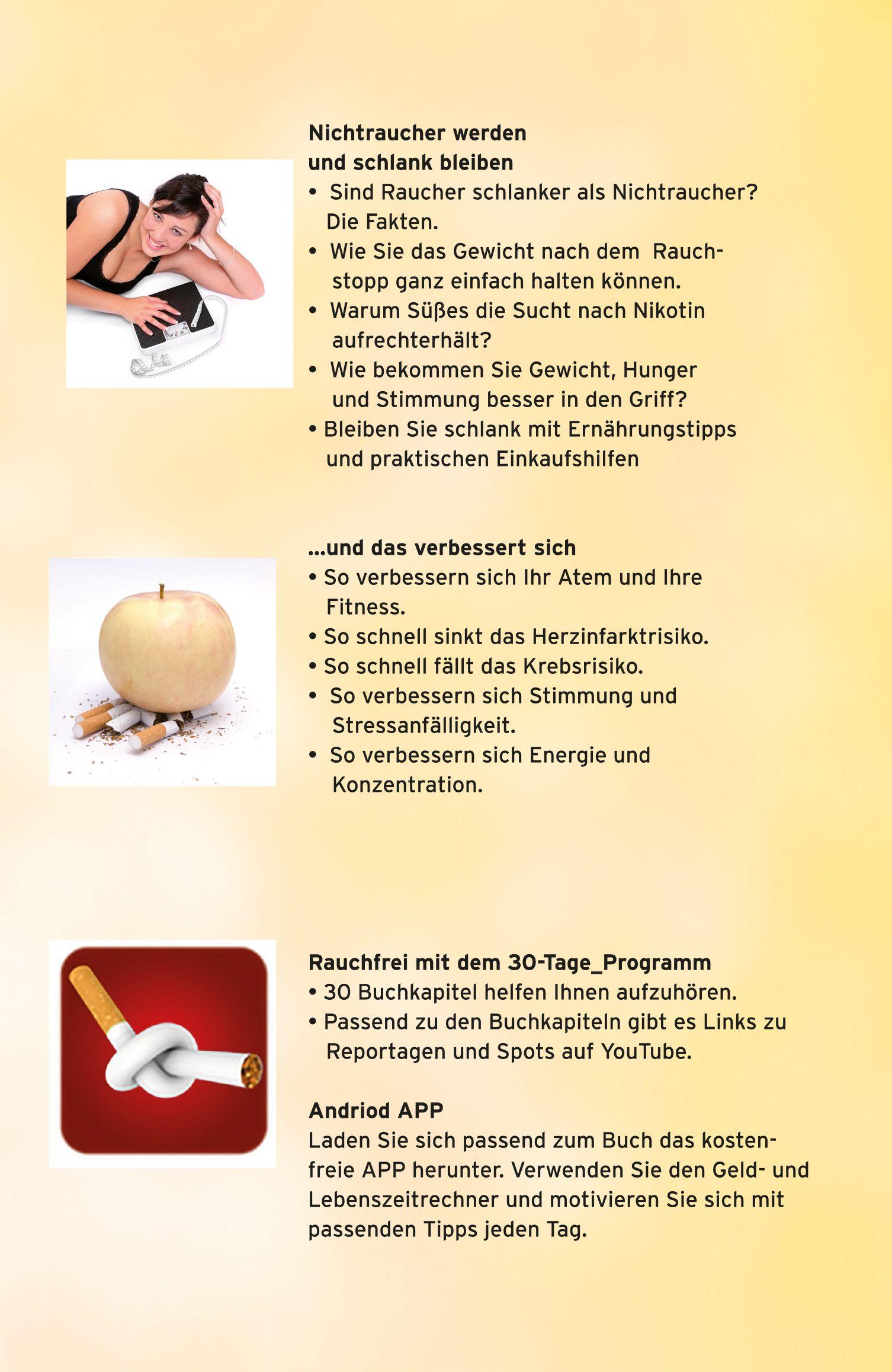 Beispielinhalt (Bild) Ich rauche gern ... und hör jetzt auf