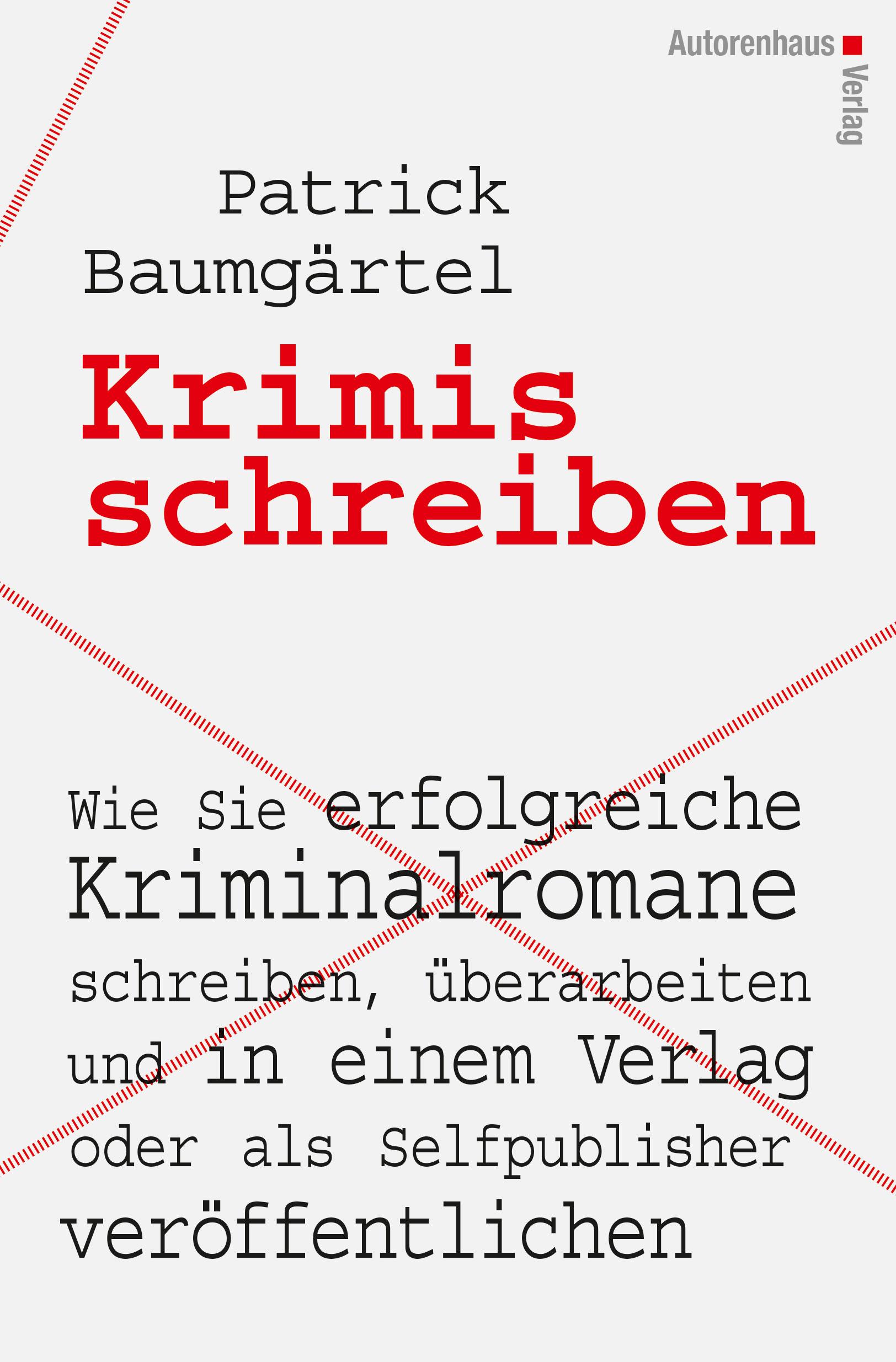 Vorderes Coverbild Krimis schreiben