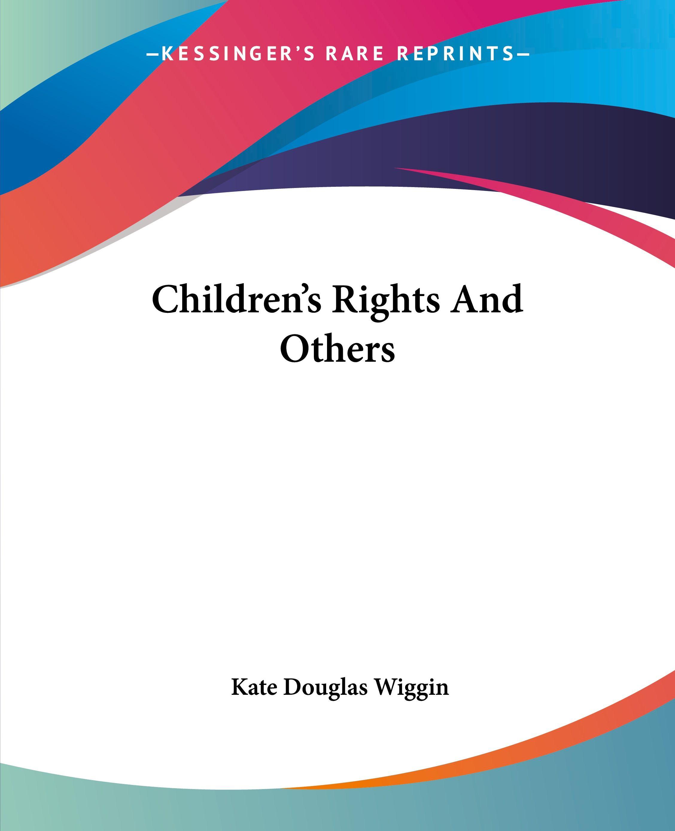 Vorderes Coverbild Children's Rights And Others