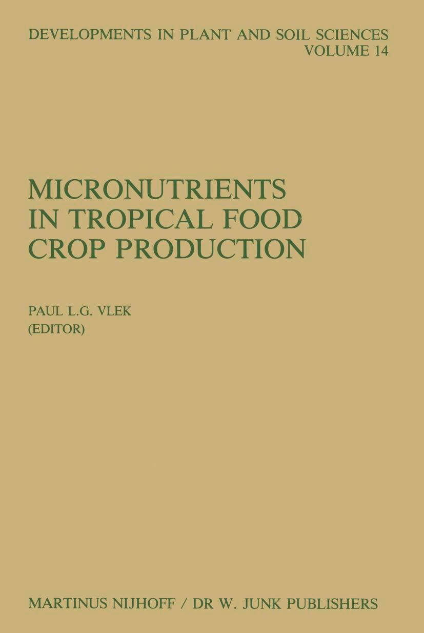 Vorderes Coverbild Micronutrients in Tropical Food Crop Production