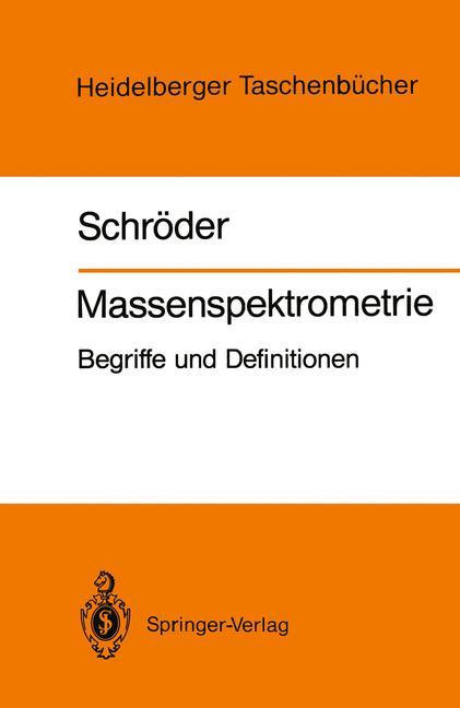 Vorderes Coverbild Massenspektrometrie