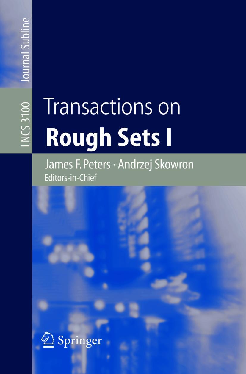 Vorderes Coverbild Transactions on Rough Sets I