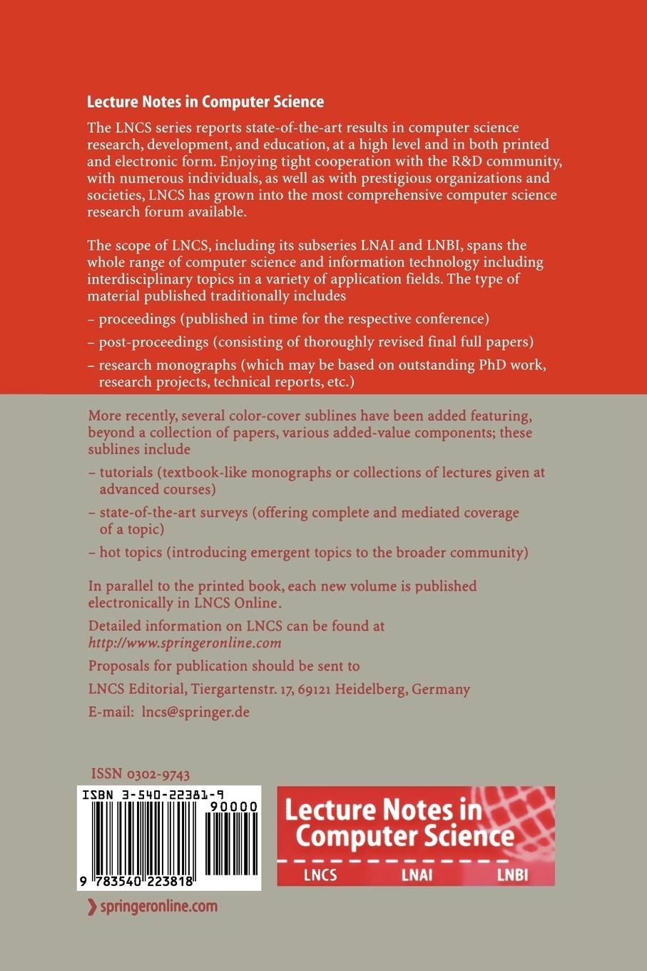 Rückseitencover Algebraic Methodology and Software Technology