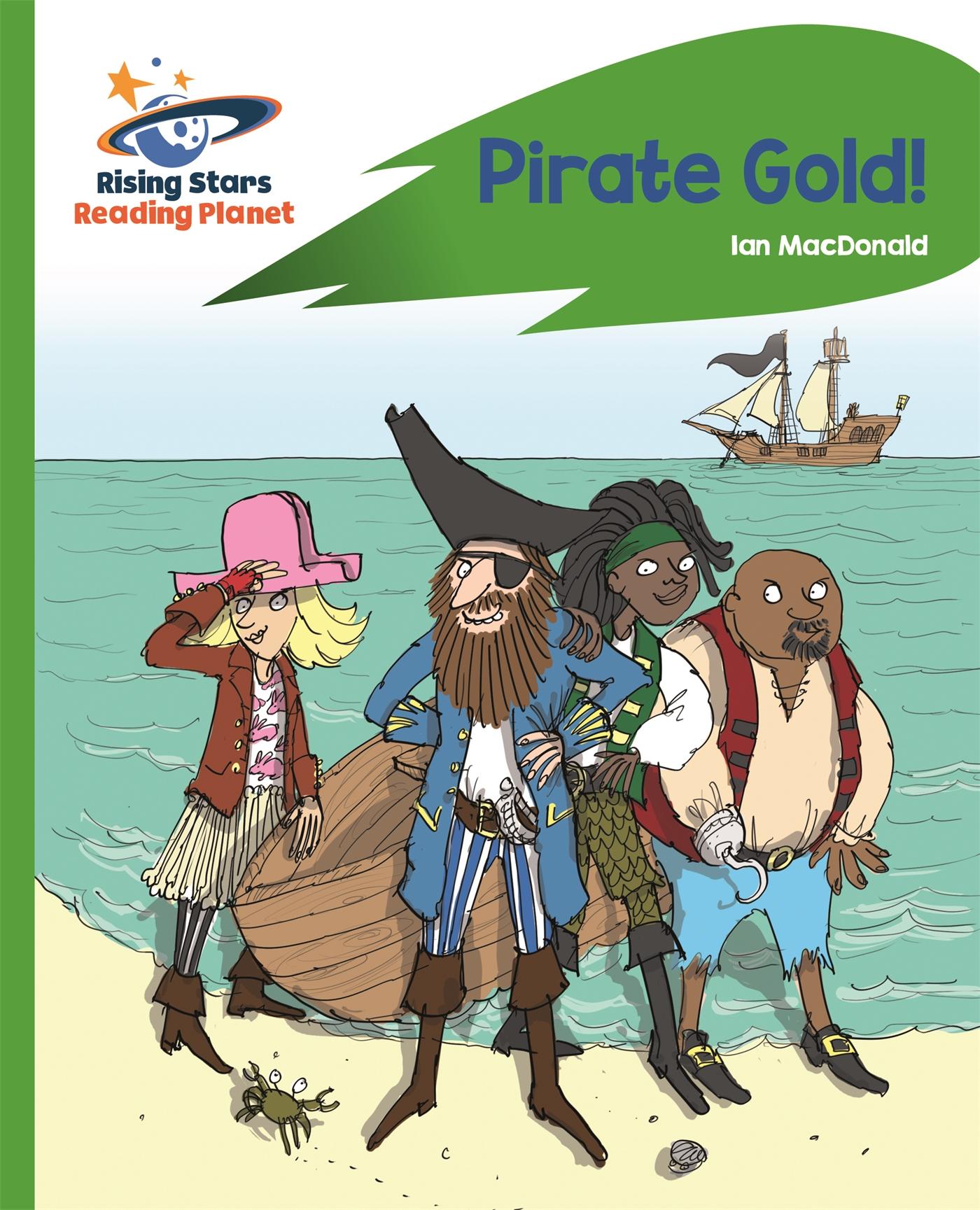 Vorderes Coverbild Reading Planet - Pirate Gold - Green: Rocket Phonics