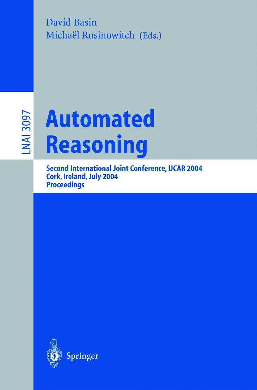 Vorderes Coverbild Automated Reasoning