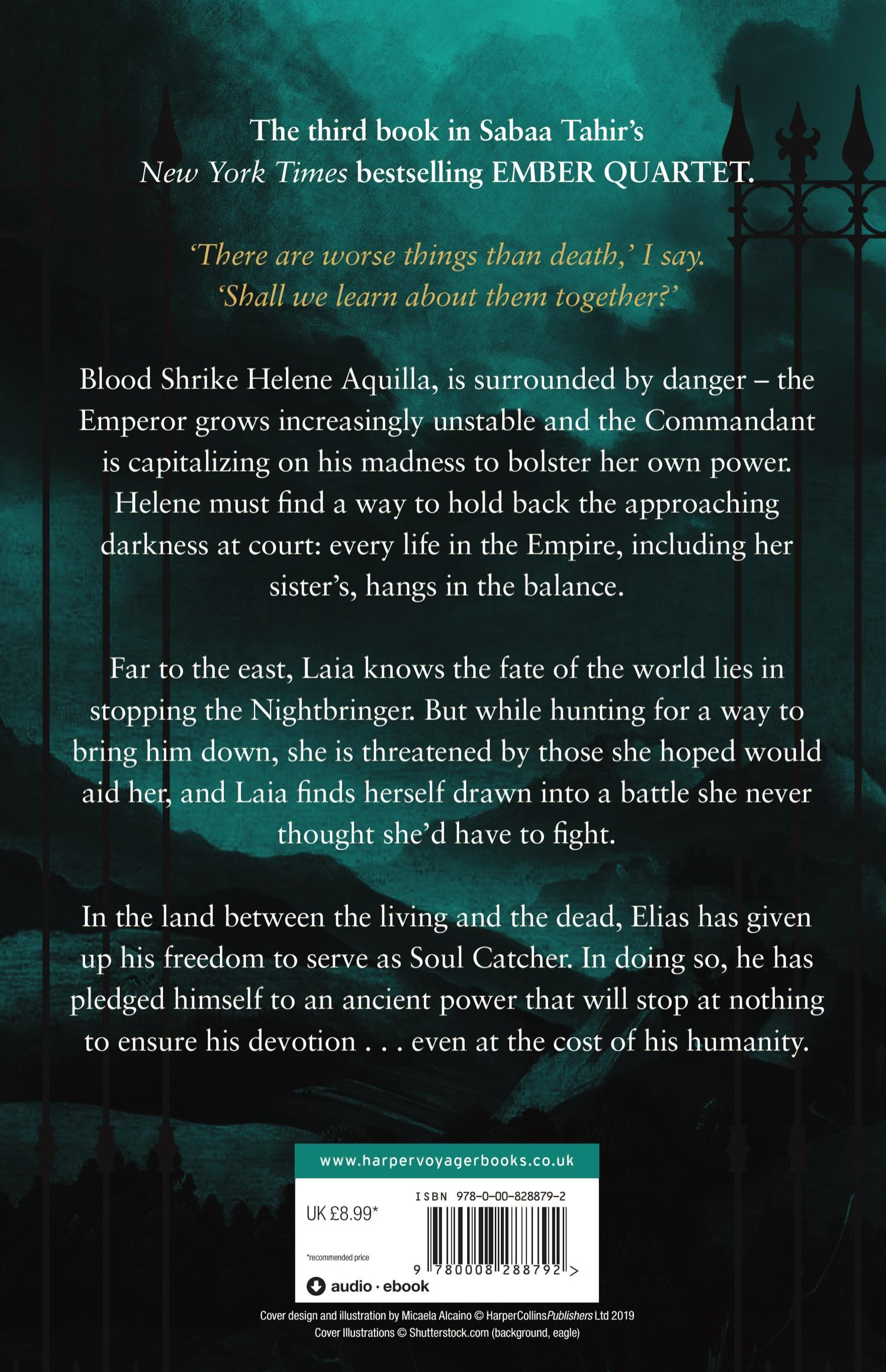 Rückseitencover An Ember in the Ashes 3. A Reaper at the Gates