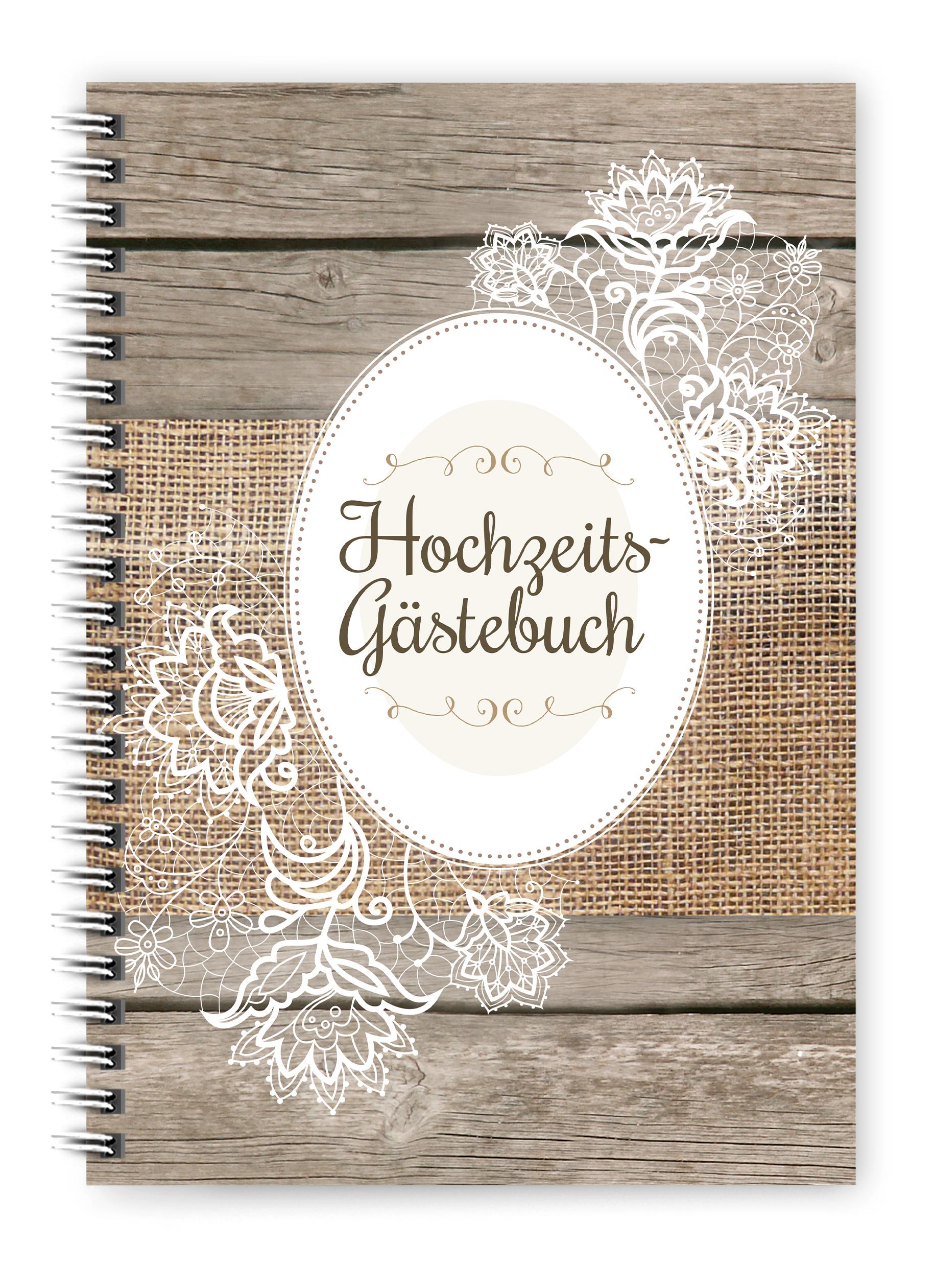 Vorderes Coverbild Hochzeits-Gästebuch