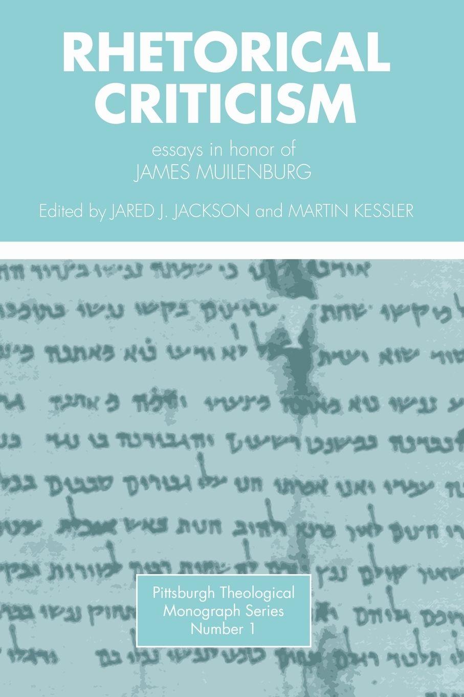 Vorderes Coverbild Rhetorical Criticism