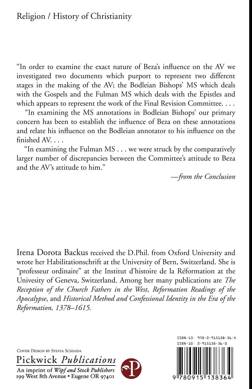 Rückseitencover The Reformed Roots of the English New Testament
