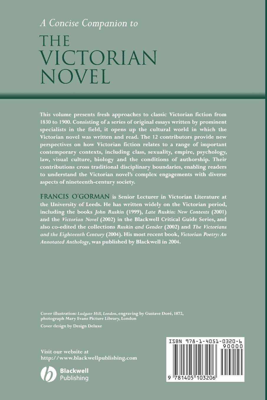 Rückseitencover Concise Cmpn Victorian Novel