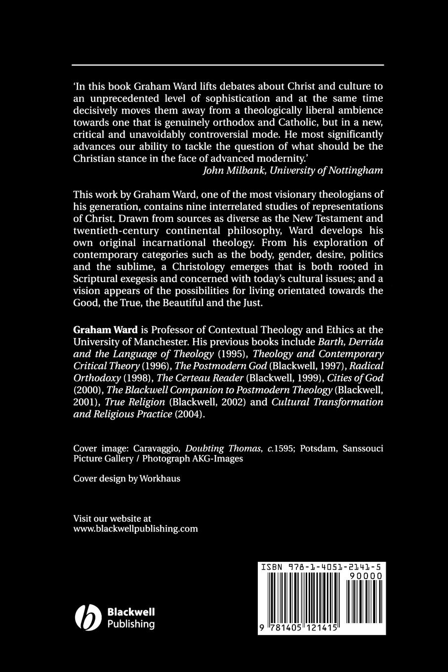 Rückseitencover Christ and Culture