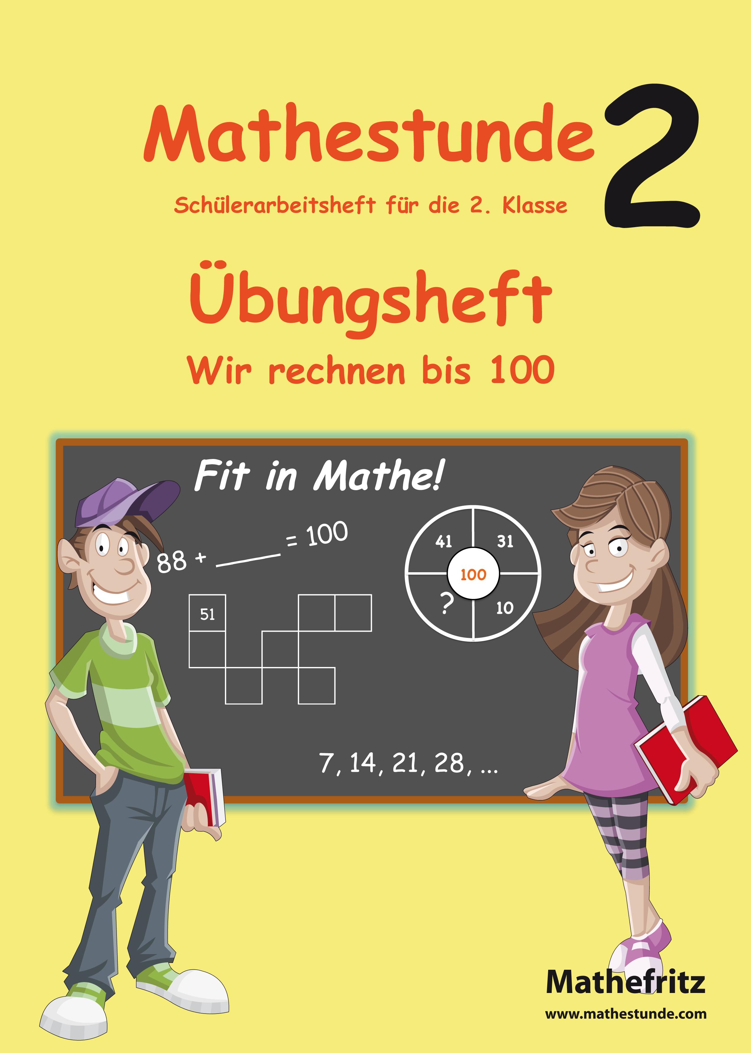 Vorderes Coverbild Mathestunde 2 - Übungsheft Wir rechnen bis 100