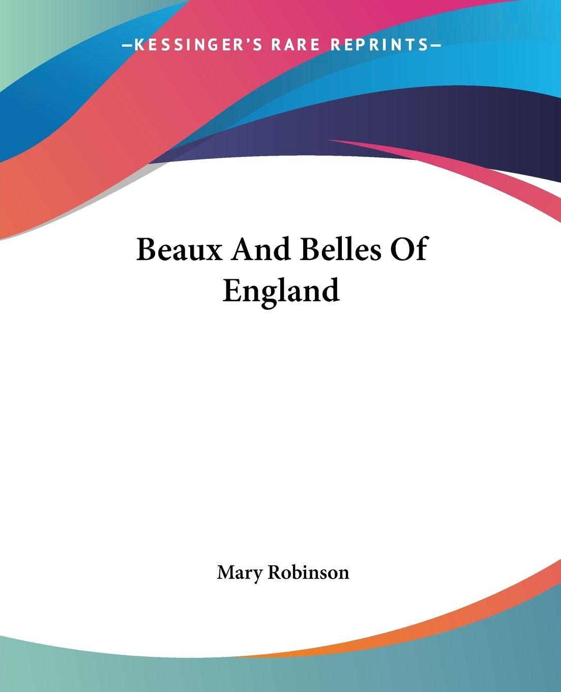 Vorderes Coverbild Beaux And Belles Of England