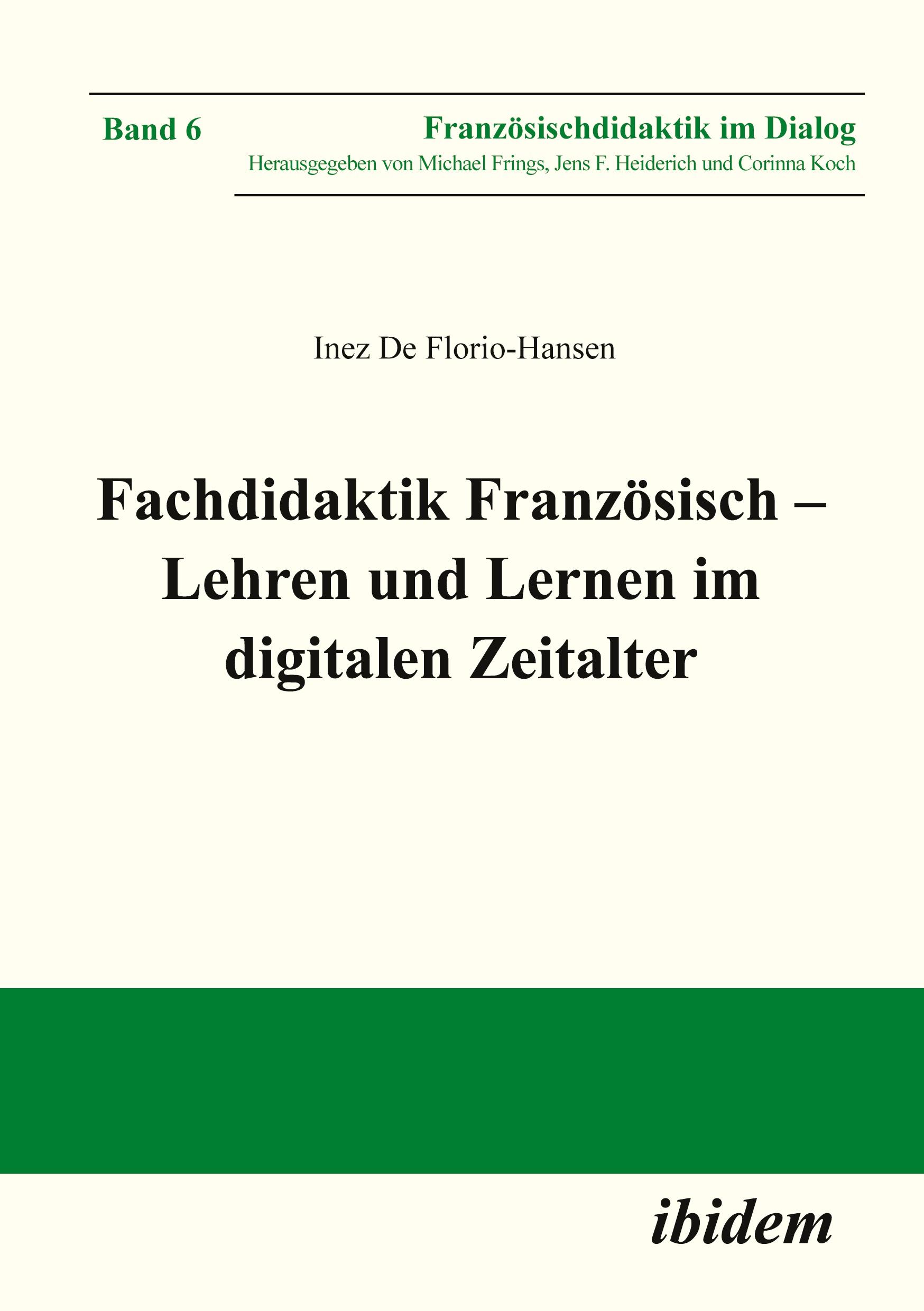 Vorderes Coverbild Fachdidaktik Französisch - Lehren und Lernen im digitalen Zeitalter