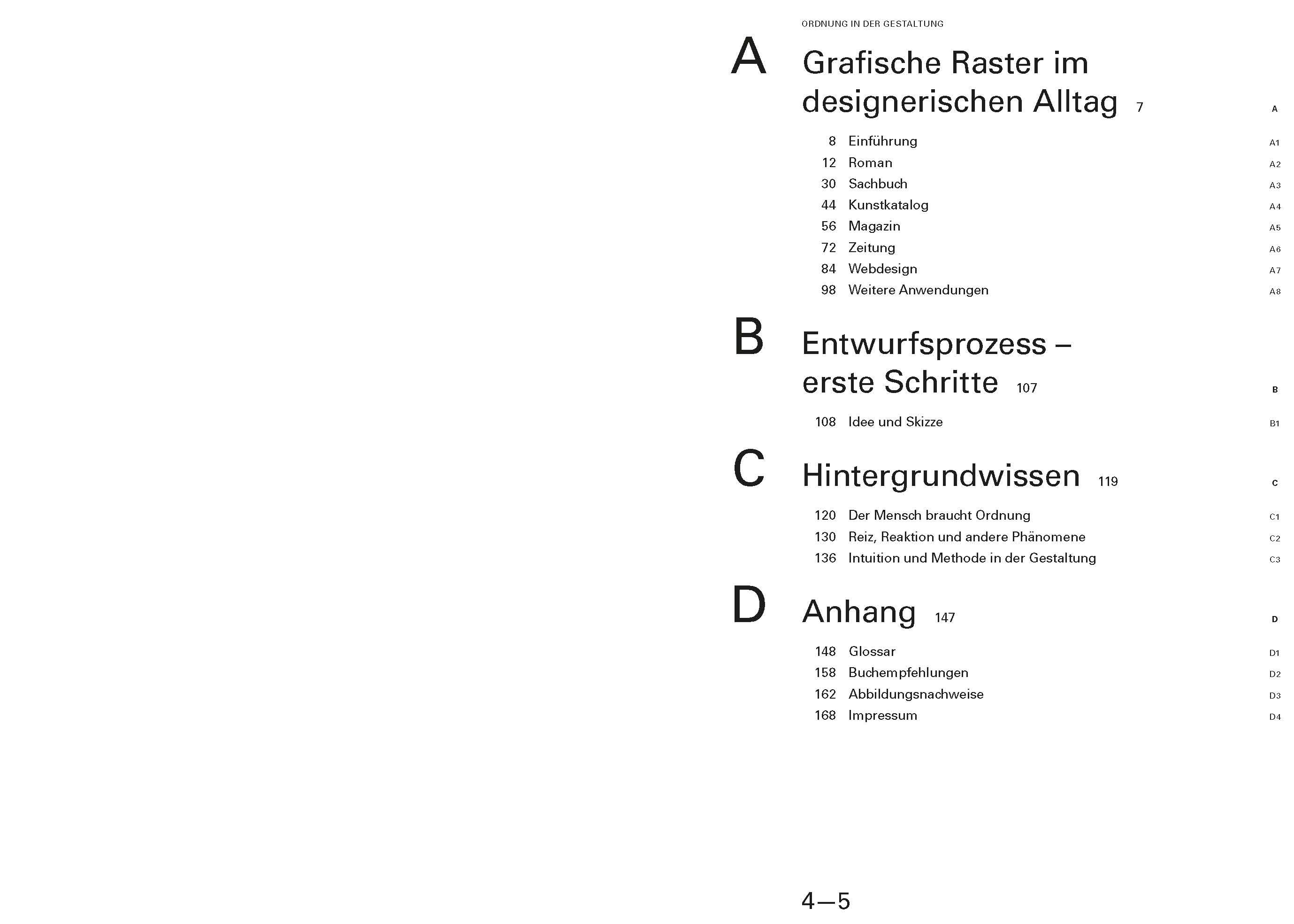 Beispielinhalt (Bild) Ordnung in der Gestaltung